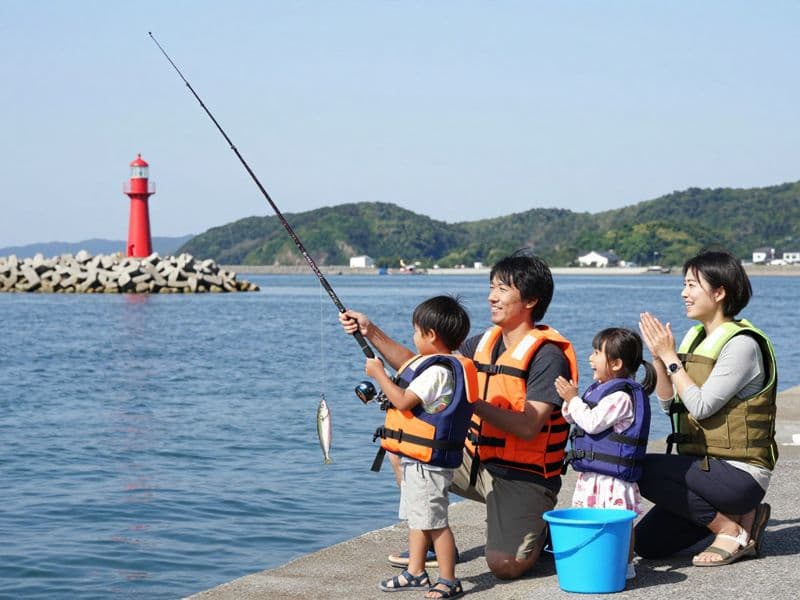 堤防釣りのイメージ