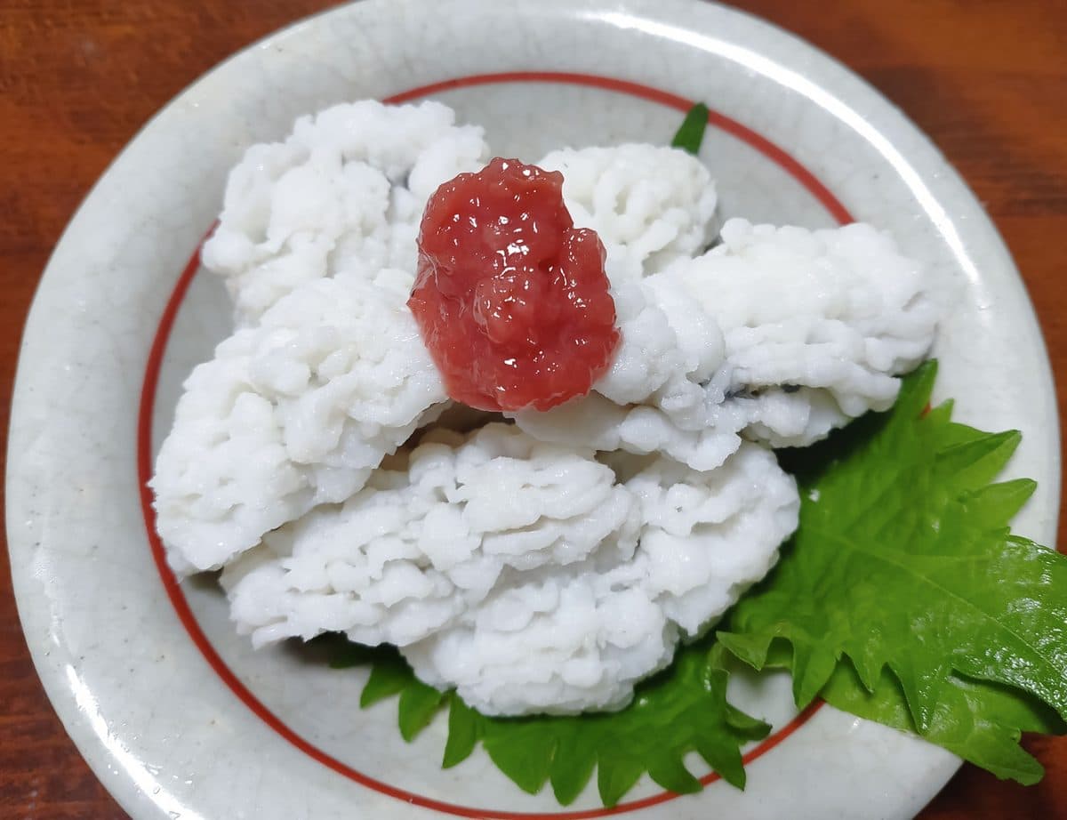 ハモの落とし(湯引き)