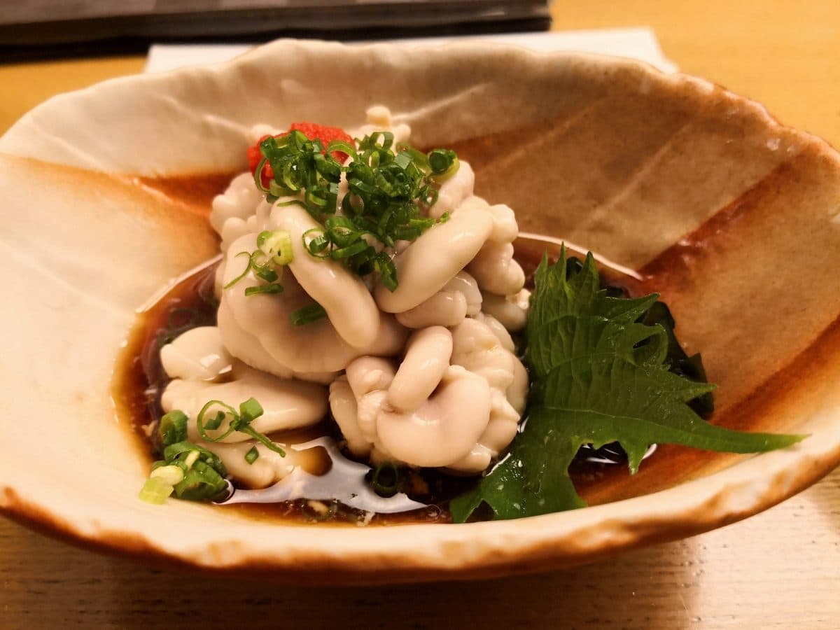 タラの白子ポン酢