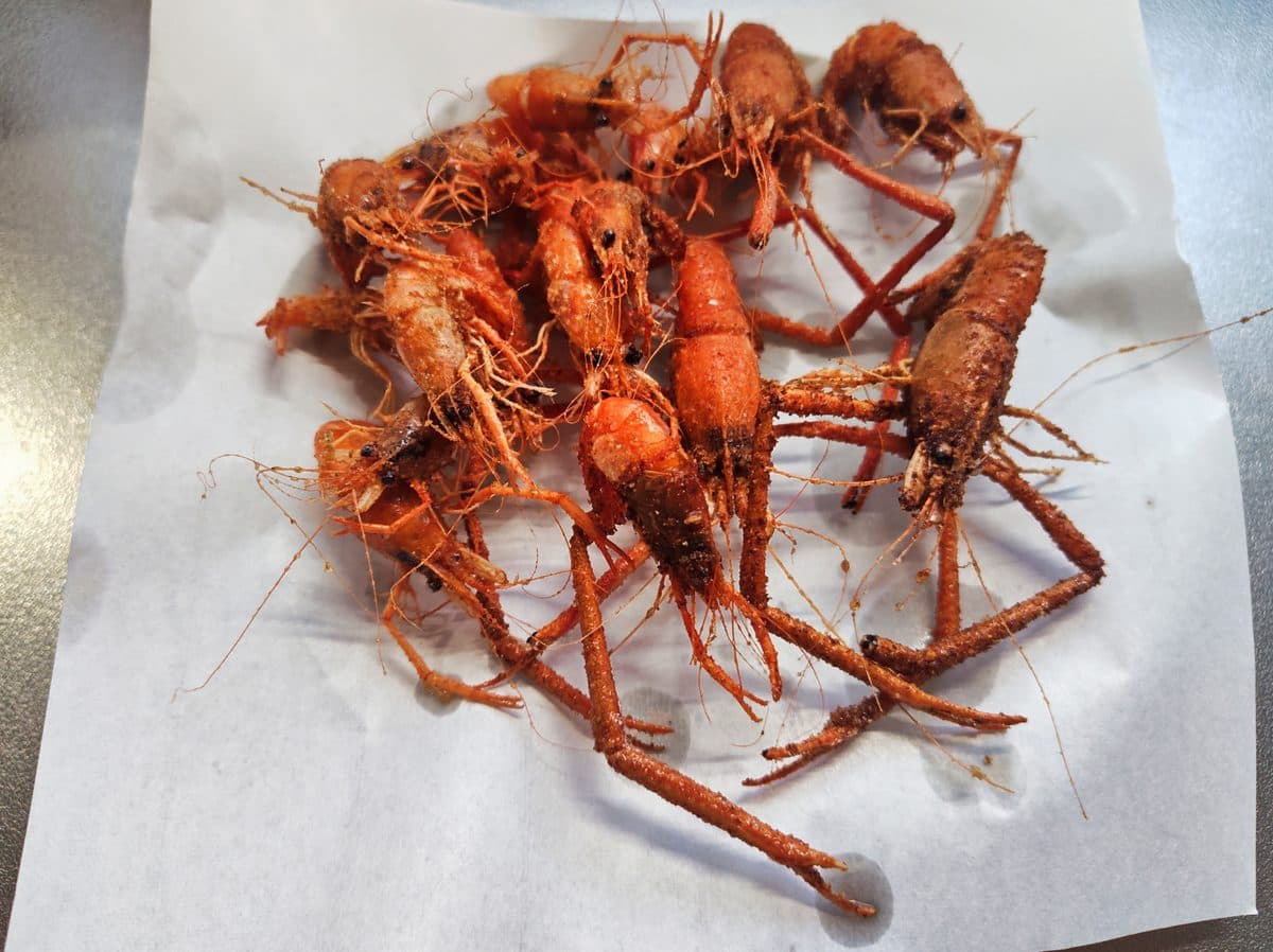 テナガエビの素揚げ